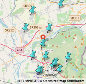 Mappa 34078 Sagrado GO, Italia (4.59714)