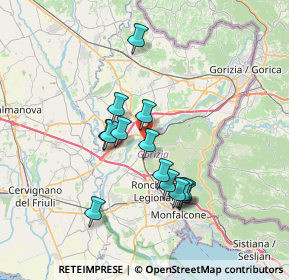 Mappa 34078 Sagrado GO, Italia (6.04714)