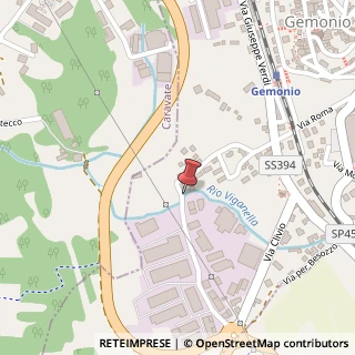 Mappa Via Isonzo, 25, 21036 Gemonio, Varese (Lombardia)