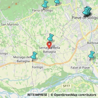 Mappa Piazza S. Rocco, 31020 Sernaglia della Battaglia TV, Italia (3.48)