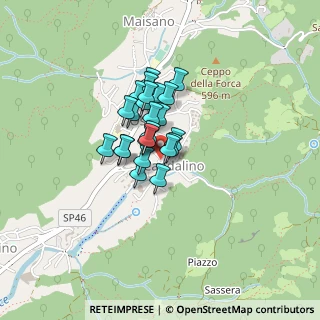 Mappa Vicolo Chiuso, 22039 Valbrona CO, Italia (0.252)