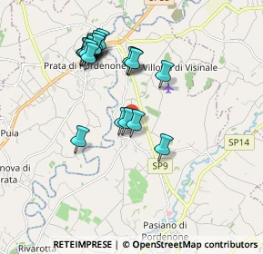 Mappa Via Sant' Antonio, 33087 Pasiano di Pordenone PN, Italia (1.7605)