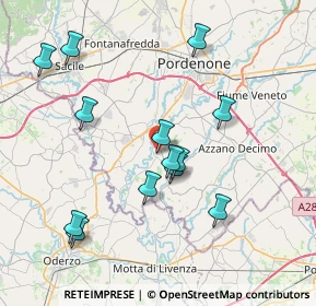 Mappa Via Sant' Antonio, 33087 Pasiano di Pordenone PN, Italia (7.58769)