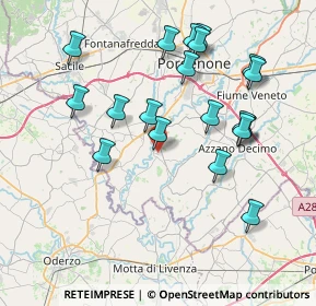 Mappa Via Sant' Antonio, 33087 Pasiano di Pordenone PN, Italia (7.77526)