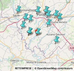 Mappa Via Sant' Antonio, 33087 Pasiano di Pordenone PN, Italia (7.49267)