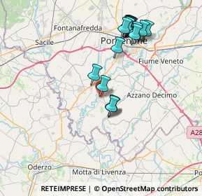 Mappa Via Sant' Antonio, 33087 Pasiano di Pordenone PN, Italia (7.54944)