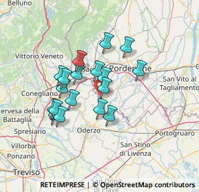 Mappa Via Borgo Milani, 33070 Brugnera PN, Italia (11.01611)