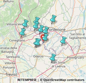 Mappa Via Borgo Milani, 33070 Brugnera PN, Italia (10.28583)