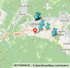 Mappa Via Ger, 24023 Clusone BG, Italia (1.42727)