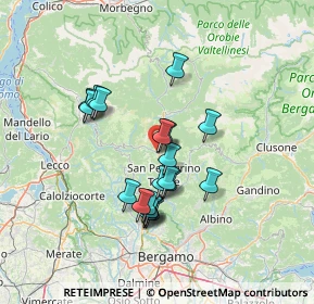 Mappa Via S. Carlo, 24015 San Giovanni Bianco BG, Italia (11.6)