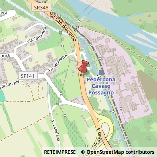 Mappa Via feltrina 15/c, 31040 Pederobba, Treviso (Veneto)