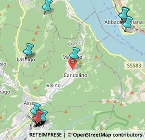 Mappa Piazza Diaz, 22039 Valbrona CO, Italia (3.2695)