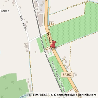 Mappa Via Julia, 33050 Bagnaria Arsa, Udine (Friuli-Venezia Giulia)