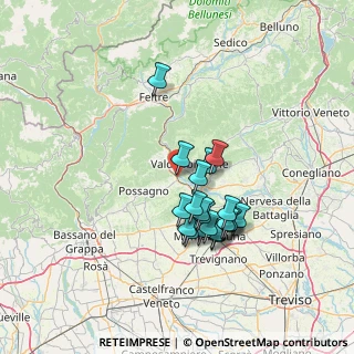 Mappa Via Guglielmo Marconi, 31040 Pederobba TV, Italia (11.821)