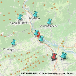 Mappa Via Guglielmo Marconi, 31040 Pederobba TV, Italia (4.95909)