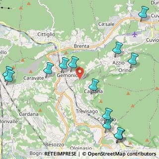 Mappa Via Fiume, 21036 Gemonio VA, Italia (2.74692)