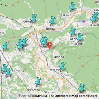 Mappa Via Fiume, 21036 Gemonio VA, Italia (3.0385)