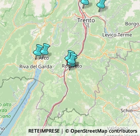 Mappa Via Filatoi, 38068 Rovereto TN, Italia (35.11789)