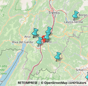 Mappa Via Filatoi, 38068 Rovereto TN, Italia (24.04417)