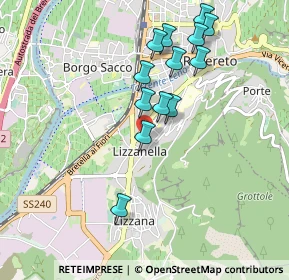 Mappa Via Filatoi, 38068 Rovereto TN, Italia (0.87615)
