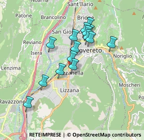 Mappa Via Filatoi, 38068 Rovereto TN, Italia (1.51667)
