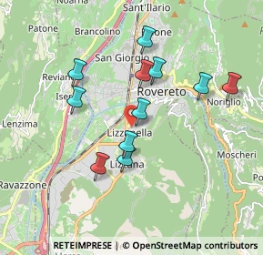 Mappa Via Filatoi, 38068 Rovereto TN, Italia (1.62182)