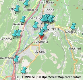 Mappa Via Filatoi, 38068 Rovereto TN, Italia (2.336)