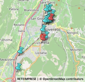 Mappa Via Filatoi, 38068 Rovereto TN, Italia (1.71412)