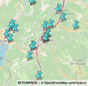 Mappa Via Filatoi, 38068 Rovereto TN, Italia (8.3665)