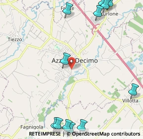 Mappa Via Marconi G., 33082 Azzano Decimo PN, Italia (3.17583)