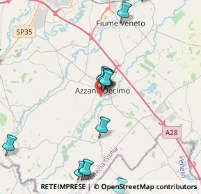 Mappa Via Marconi G., 33082 Azzano Decimo PN, Italia (5.5655)