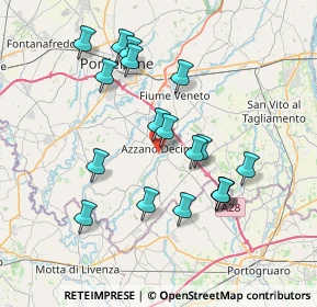 Mappa Via Marconi G., 33082 Azzano Decimo PN, Italia (7.00278)