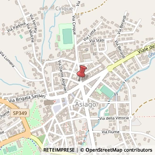 Mappa Piazza Croce, 10, 36012 Asiago, Vicenza (Veneto)
