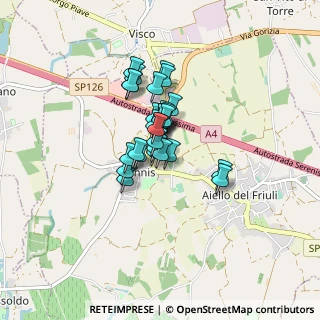 Mappa Via G. Mameli, 33041 Aiello del Friuli UD, Italia (0.5)