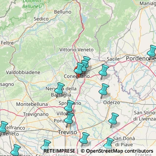 Mappa Via Rosmini Antonio, 31015 Conegliano TV, Italia (22.08)