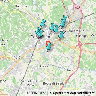 Mappa Via Rosmini Antonio, 31015 Conegliano TV, Italia (1.40273)