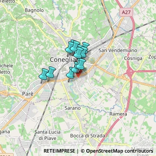 Mappa Via Rosmini Antonio, 31015 Conegliano TV, Italia (0.96538)