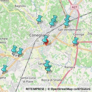 Mappa Via Rosmini Antonio, 31015 Conegliano TV, Italia (2.4475)