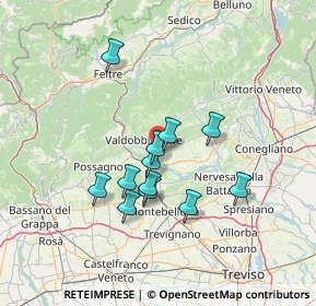 Mappa Via Rovede, 31020 Vidor TV, Italia (11.25417)