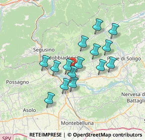 Mappa Via Rovede, 31020 Vidor TV, Italia (5.69333)