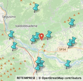 Mappa Via Rovede, 31020 Vidor TV, Italia (4.68154)