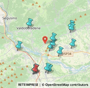Mappa Via Rovede, 31020 Vidor TV, Italia (4.02429)
