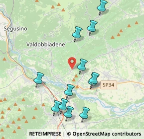 Mappa Via Rovede, 31020 Vidor TV, Italia (4.13167)