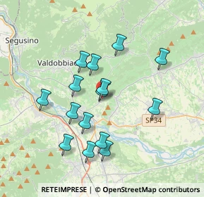 Mappa Via Rovede, 31020 Vidor TV, Italia (3.32933)