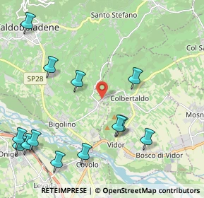 Mappa Via Rovede, 31020 Vidor TV, Italia (2.64923)