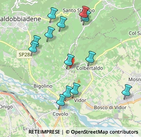 Mappa Via Rovede, 31020 Vidor TV, Italia (2.04538)