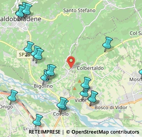Mappa Via Rovede, 31020 Vidor TV, Italia (2.649)