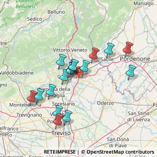 Mappa Vicolo Saccon, 31020 San Vendemiano TV, Italia (13.57235)