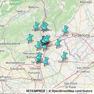 Mappa Vicolo Saccon, 31020 San Vendemiano TV, Italia (9.29059)