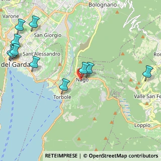 Mappa Via al Castèl Pénede, 38069 Nago-Torbole TN, Italia (2.80909)